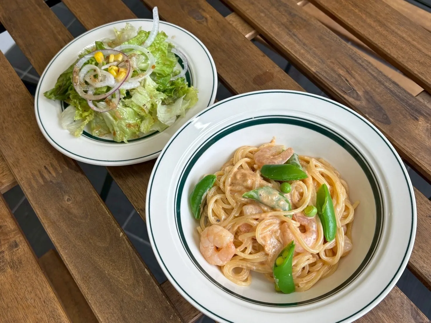 本日からの生パスタランチ